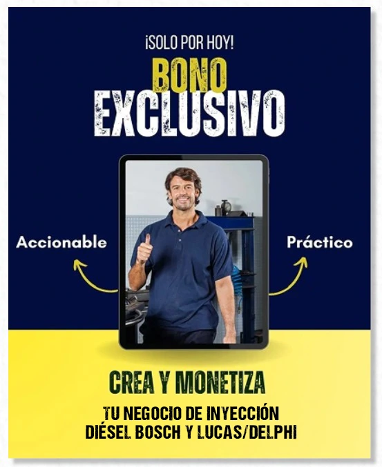 Crea y monetiza tu negocio de inyección diésel